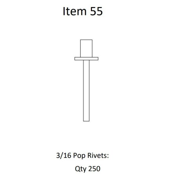 Pop Rivet Kit - 3/16