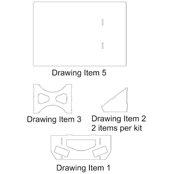 Front Shock Absorber Mount Kit